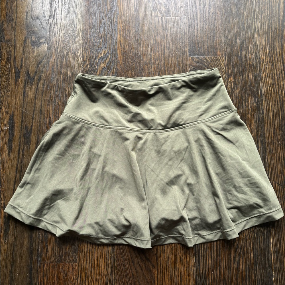 Women's Olive Green tennis skirt